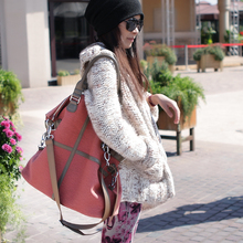 COOLE韩版女士包包2012新款潮女包复古通勤包帆布包单肩斜挎包女