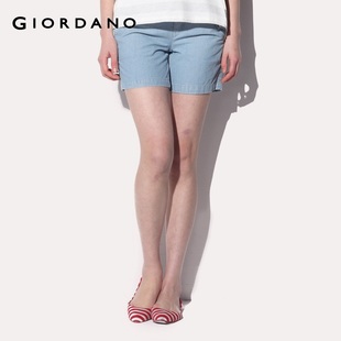 Hot recommend Giordano shorts Dress Blues vintage denim shorts in summer 01401003