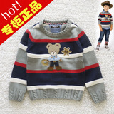 2011冬款贝蕾地 女童中领 <em>圆领毛衣</em> 全棉线衣 