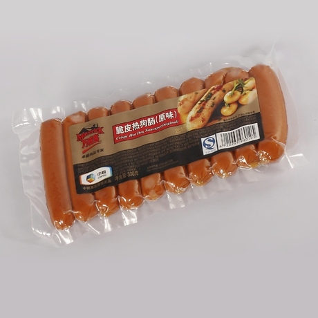 中粮万威客品牌 脆皮热狗肠300克 原味 即食肉