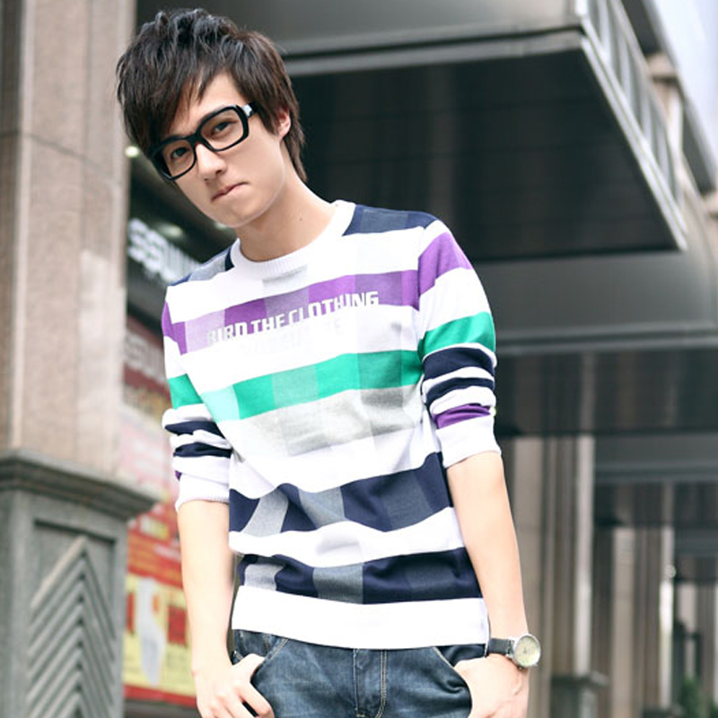 秋装新款毛衣男装休闲...