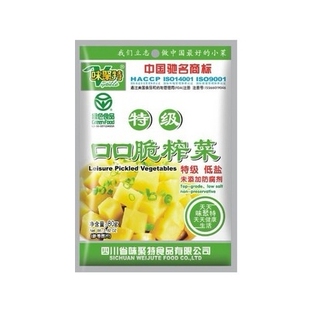  【天猫超市】味聚特特级口口脆榨菜片80g