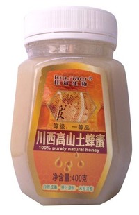  佳尔乐蜂产品 川西高山土蜂蜜400克/瓶