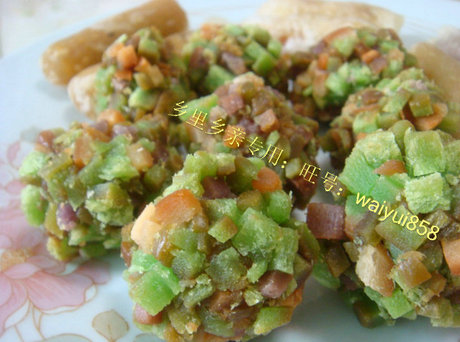 揭阳特产 叉烧球 外酥内嫩 酒楼茶点 五色拼盘 特色小吃 12个\/份-淘宝网