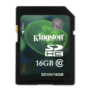 包邮 金士顿 SD 16G SDHC CLASS10 高速单反相机存储卡 SD卡 正品