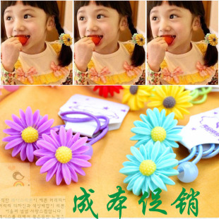  新 小雏菊 发绳发圈发夹 成本促销款 儿童发饰头饰品 一对价