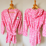 外贸原单 厚款 <em>珊瑚绒</em> 男款 纯色 浴袍 睡袍 cd1