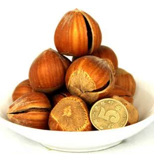  哼哼哈嘻 年货干果特价 特级野生开口大榛子 250g 坚果干果零食