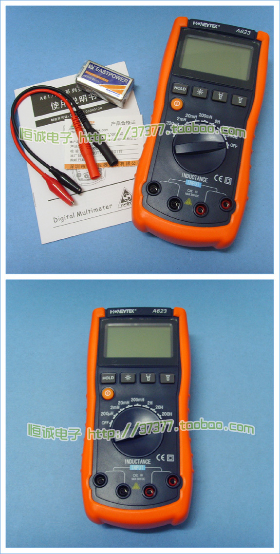 山創正品 高精度數字電感表 A623(最高分辨率0.1uH,最大200H)在類目 五金/工具, 儀器儀表, 萬用表中 - 來自Buy2taobao.com提供專業的淘寶代購服務