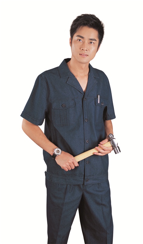 工作服/制服/工装/职业服装 65元/套 编号9216短袖 起订20套在类目 五金/工具, 施工保护, 防护服, 防酸碱工作服中 - 来自Buy2taobao.com提供专业的淘宝代购服务