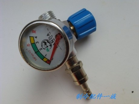 2L焊炬焊枪煤气瓶乙炔瓶阀门开关带表 HPJ-II型