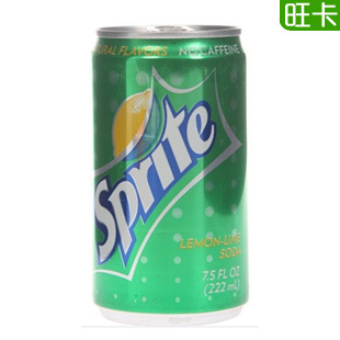  旺卡特惠 美国进口可乐饮料 雪碧222ml 小巧可爱
