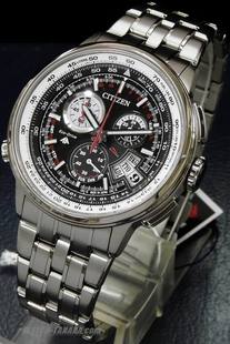  【大上海名表城】西铁城6局电波钛金光能表BY0010-52E专柜款