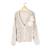 wimi独家限量★6-3912<em>手工钩花</em>领 高品质纯色