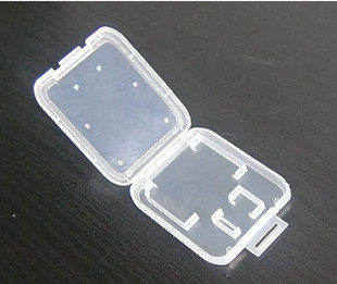 SD+MicroSD/TF 便携式卡盒 小白盒