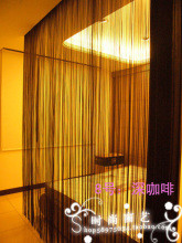 百变线帘窗帘 可做门面装饰*隔断*门帘(加密)深咖啡