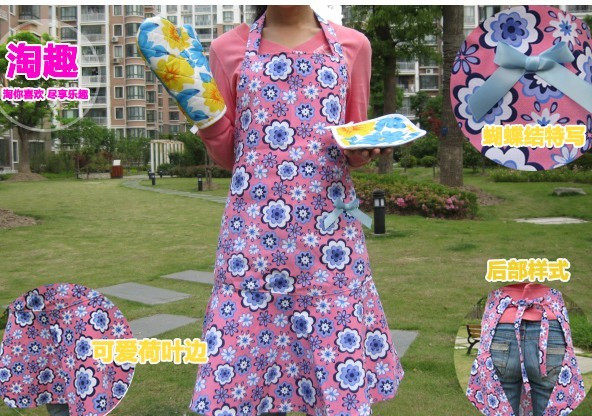 超赞！漂亮主妇必备 韩国出口围裙！