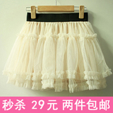 亏本 2012秋冬装 纱裙 蕾丝短裙 半身裙 蓬蓬裙 打底裙蛋糕裙子女