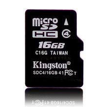 金士顿 16GB平板电脑TF内存卡手机存储全新microSD卡闪存卡送卡套