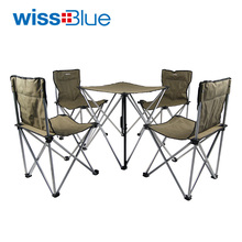 Wissblue 户外 折叠桌椅套装 桌子椅子 便携式 户外用品 送保温包