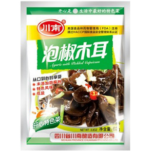  川南 泡椒木耳|泡菜 开胃 下饭 即食小菜 不含防腐剂 62g