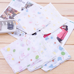 Three golden delicious baby double baby saliva towel saliva PA dust bacteria-proof gauze handkerchief 10G