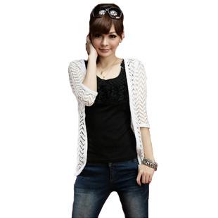 白色长袖蕾丝裙搭配什么样的外套?–淘宝服装