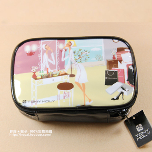 留款 正品超美复古韩国 tony moly<em>美女化妆包</em> 收