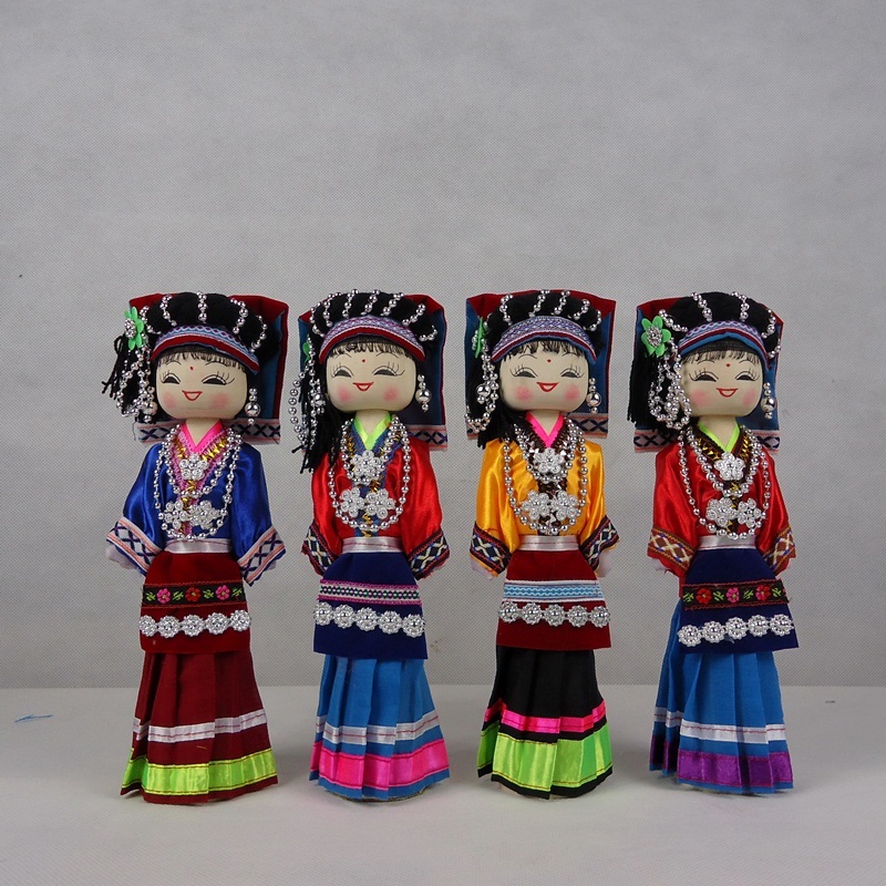 Guizhou Special handicraft Special gift Ethnic dolls series Yi a doll w27in the Arts and crafts , Folk arts and crafts Features , Other category - from Buy2taobao.com to provide professional Taobao agent buy service