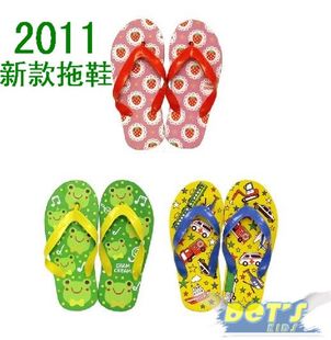  批~linda夏季儿童凉拖鞋沙滩鞋 宝宝人字拖 超可爱个性