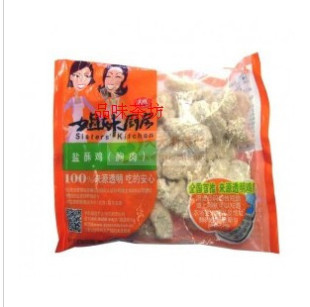  冷冻食品 台湾特色小吃 姐妹厨房 大成 盐酥鸡 鸡米花 500g家庭装