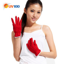 (台湾UV100)新款防紫外线防滑多色亮丽女士骑车手套#10232