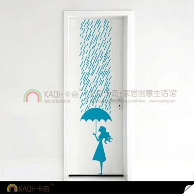 卡奇墙贴宜家风格墙贴画 可移除门贴橱柜贴墙贴 室内DIY墙贴纸 雨在类目 家居饰品, 贴饰, 其他贴饰中 - 来自Buy2taobao.com提供专业的淘宝代购服务