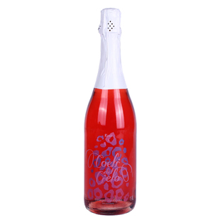  昵买网 西班牙进口红酒 瑰丽粉红起泡葡萄酒 香槟 桃红甜气泡酒