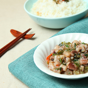  [沃贤居]料理小菜即食加热芥末章鱼(熟制)500g盒装