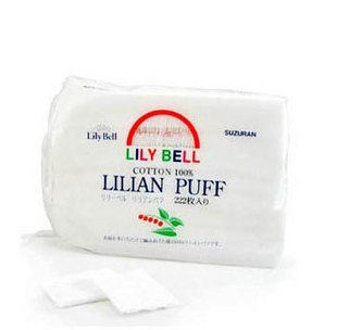 正品lily bell/丽丽贝尔化妆棉222片轻薄日本/美容化妆工具化妆品