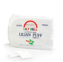 正品lily bell/丽丽贝尔化妆棉222片轻薄日本/美容化妆工具化妆品