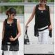 时尚女人韩版 休闲两件套黑 08春装 韩版
