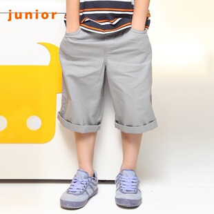 Giordano in summer 2012 new stock recommendation 12 boys embroidered calf routine seven-khaki shorts 120,037