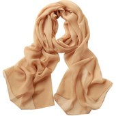 Seduction Faye Wong, Ni is still the same paragraph the spring of 2012 Ms. nude color solid color chiffon long scarf scarf