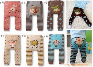  日单/优质外贸大PP裤/宝宝大屁屁裤/儿童打底裤/可爱卡通保暖裤