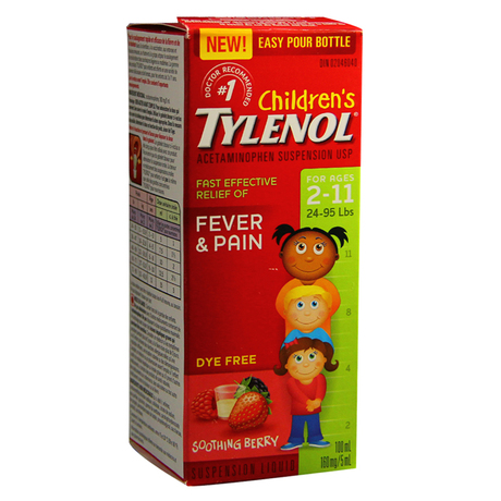 加拿大直邮 包邮 Tylenol 儿童泰诺 退烧止痛感冒