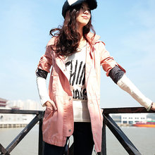as安都2012春女装新款腰部抽绳复古休闲风衣9152233 限