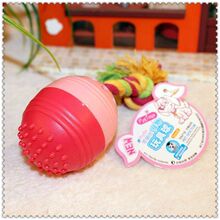 宠物用品店-狗狗日常用品-绳结鸡蛋发声玩具（颜色随机发）