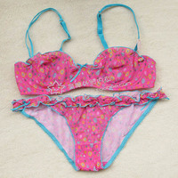 法国名品 米白色奢华全蕾丝<em>文胸</em>套装<em>70A70B7</em>