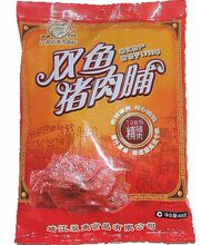靖江特产 双鱼 猪肉脯 400g 付片(含真假辨别)