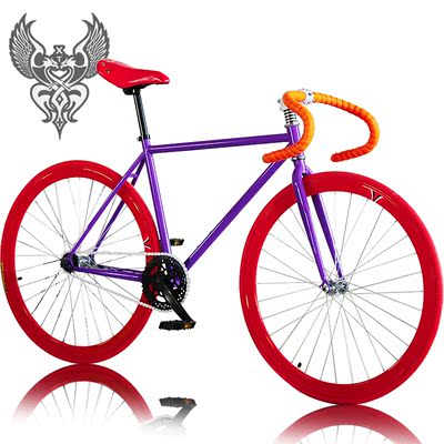 正品迅霆死飞车\/大刀小刀死飞自行车自由配色