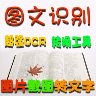 超强OCR文字识别 图文自由转 图片转换文字软