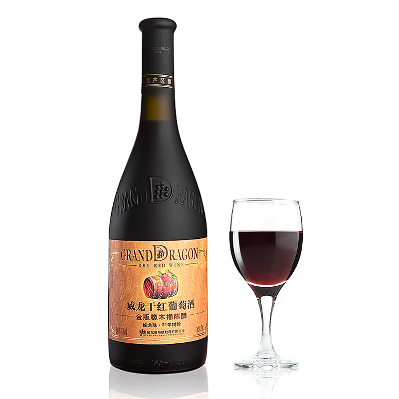 威龙干红葡萄酒 威龙金版橡木桶陈酿 21年树龄