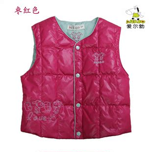  厂家直销正品新款秋装冬装儿童羽绒背心男女童羽绒马甲内胆童装